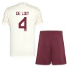 Maillot de Supporter FC Bayern Munich De Ligt 4 Champions League Troisième 2023-24 Pour Enfant